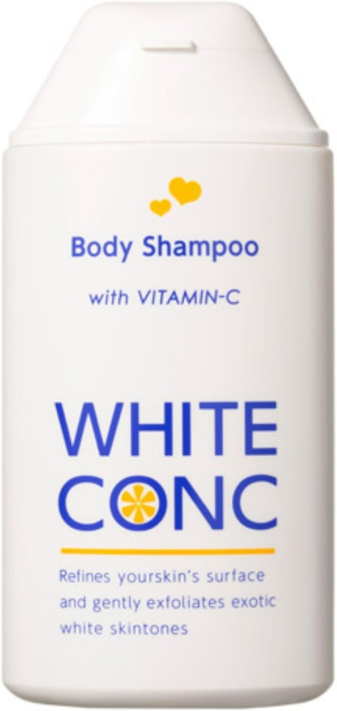 Shampoo and Body Wash Vitamin C Skin Brightening White Cone 360ml