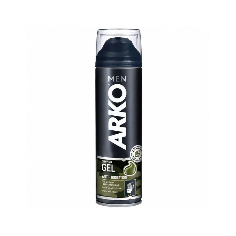Shaving Gel for Men Anti-Irritation Herbal Extracts ARKO 200ml