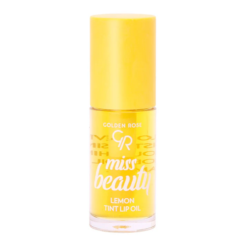 Miss Beauty Lip Oil Tinted Hydrating Formula Lemon Golden Rose 5ml