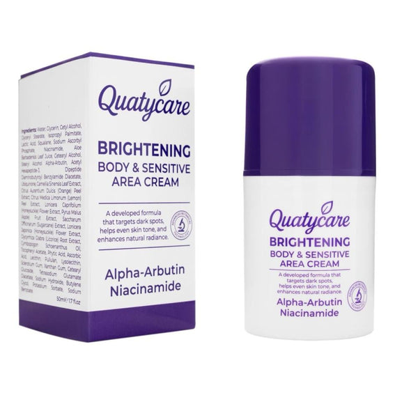 Whitening Cream for Sensitive Areas Alpha Arbutin Niacinamide Quatycare 50g