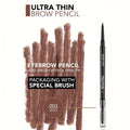 Flormar Ultra Thin Eyebrow Pencil 03 Brown Waterproof Smudge-Proof