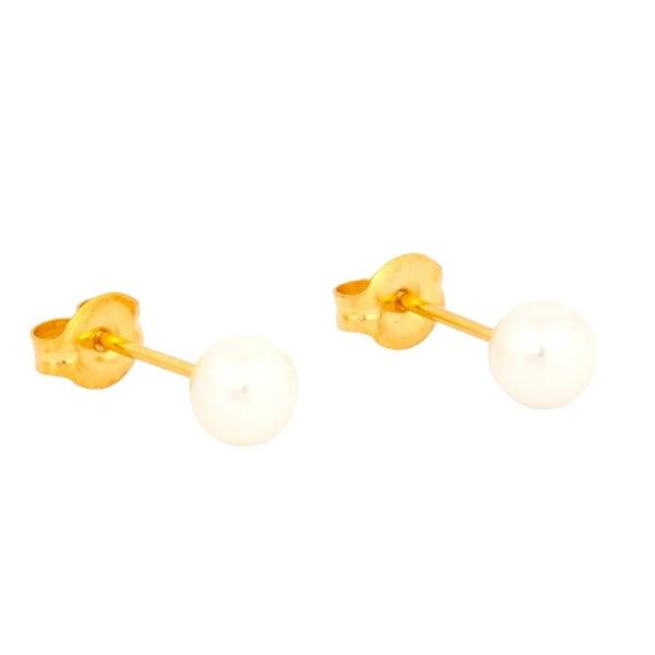 Studex Medical Earring S677 Zircon Stud, Nickel-Free, Gold-Plated