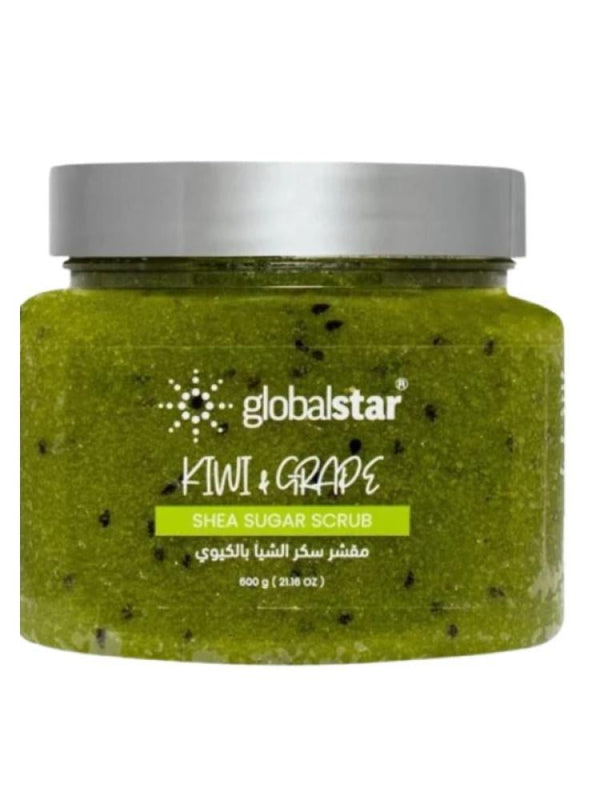 Global Star Shea & Kiwi Sugar Scrub for Hydration and Radiance - 600g