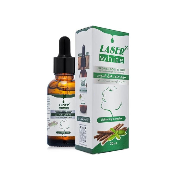 Laser White Licorice Root Serum for Skin Brightening & Pore Tightening, 30ml