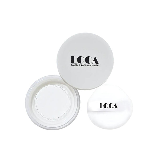 Loca Setting Powder Matte Finish 01 Vanilla Souffle Loose Powder
