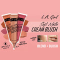 La Girl Soft Matte Cream Blush GBL443, Jojoba Seed Oil, Vitamin E