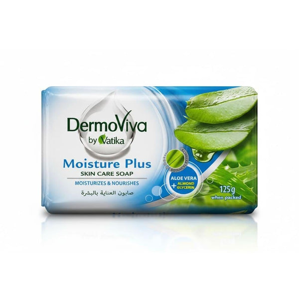 Moisturizing Bar Soap for Dry Skin Optimal Hydration Vatika 125g