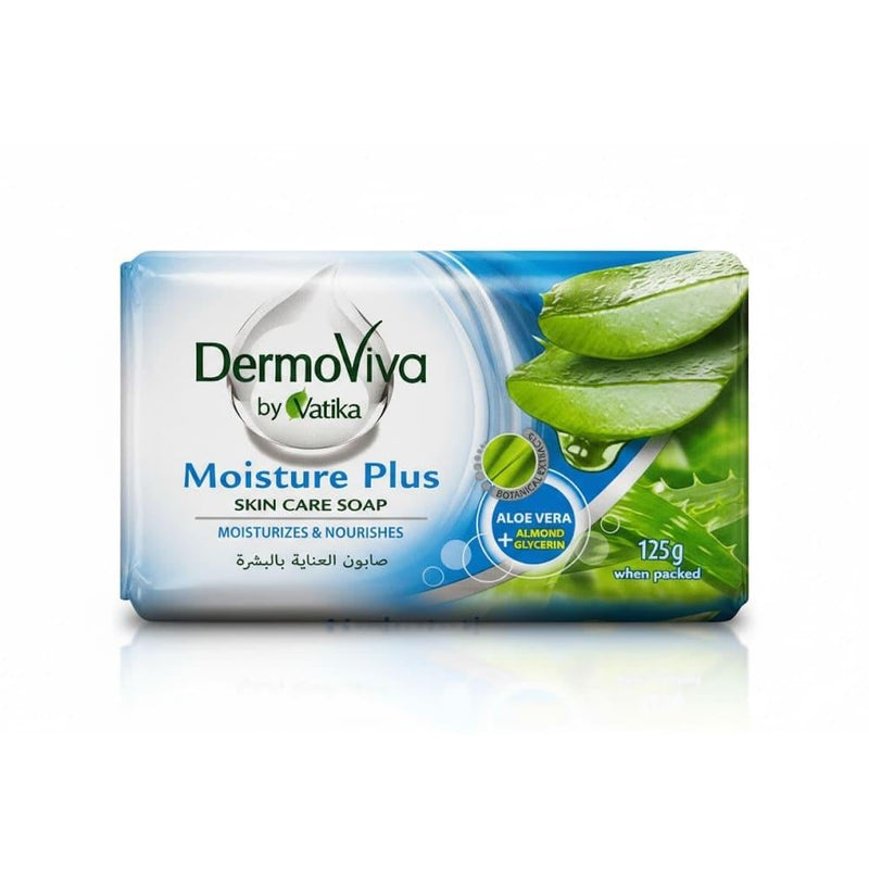 Moisturizing Bar Soap for Dry Skin Optimal Hydration Vatika 125g