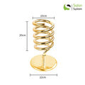 Salon System Gold Iron Hair Dryer Holder - Metal Base
