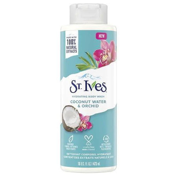 Best Body Wash for All Skin Types Coconut Orchid Hydrating St Ives 473ml