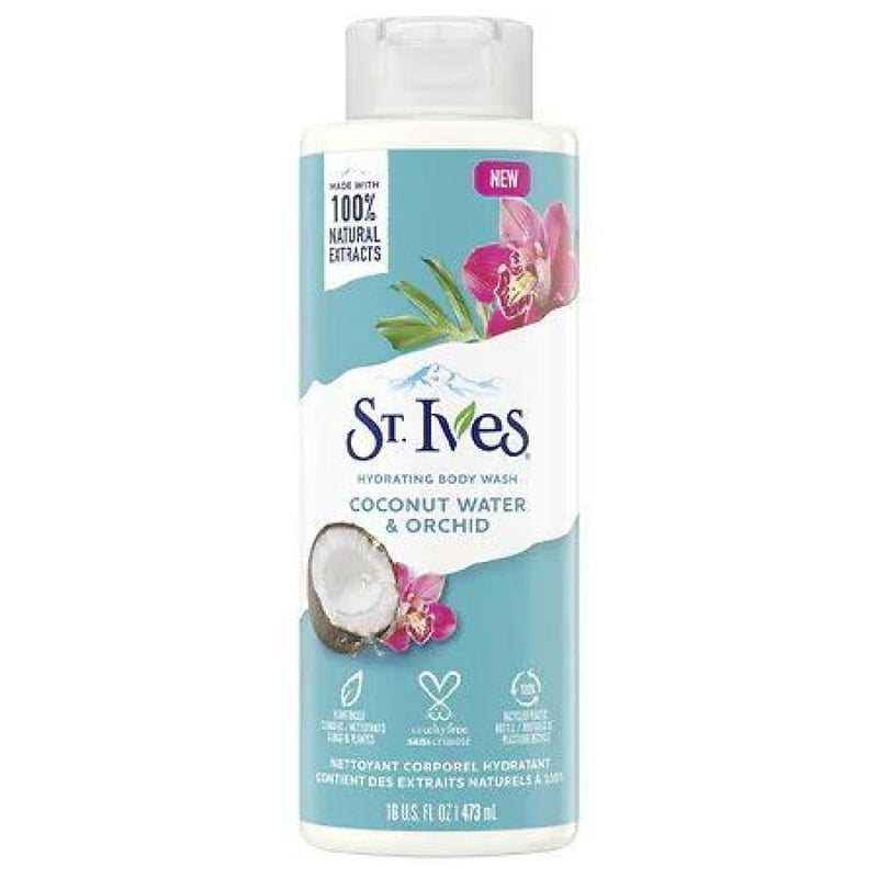Best Body Wash for All Skin Types Coconut Orchid Hydrating St Ives 473ml