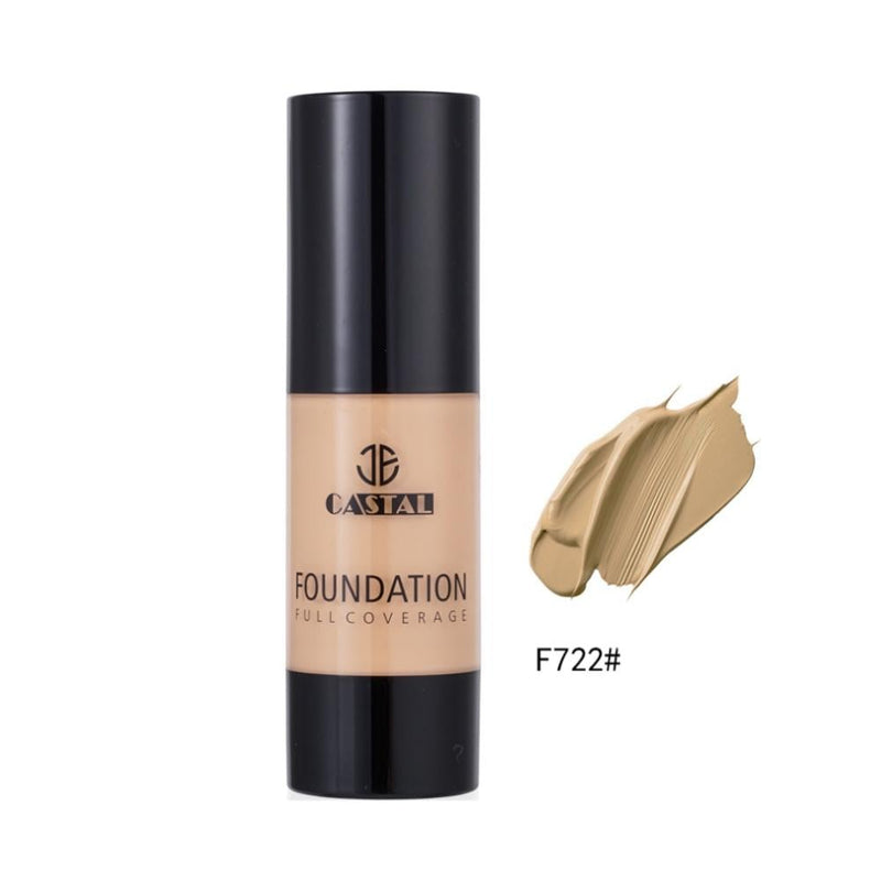 Castal Full Coverage Foundation, Shade 722, Matte Finish, Long-Lasting