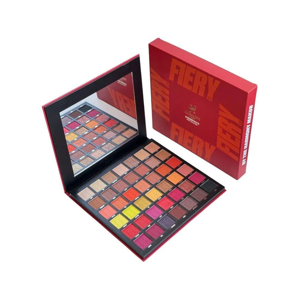 Best Matte Eyeshadow Palette 42 Colors Fiery 2.0 Harmony Makeup