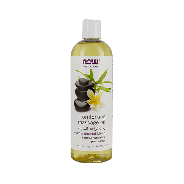 Now Foods Comfort Massage Oil with Lavender & Chamomile, Almond & Grapeseed, 473ml