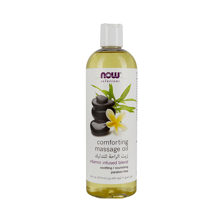 Now Foods Comfort Massage Oil with Lavender & Chamomile, Almond & Grapeseed, 473ml