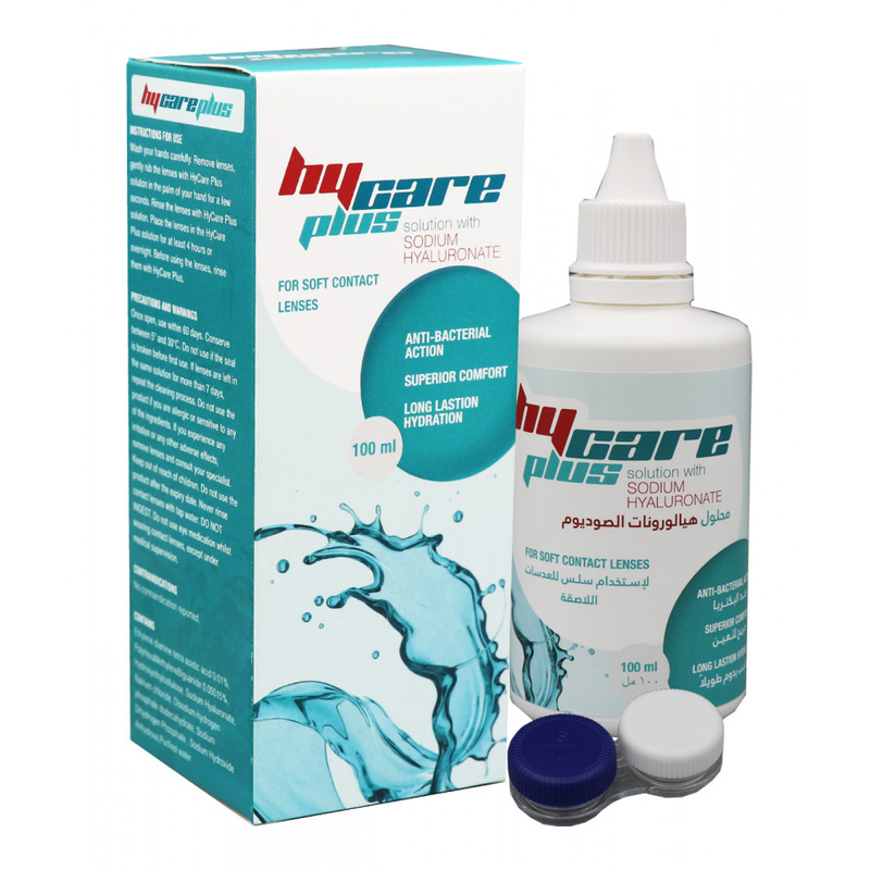 Best Eye Contact Solution Cleaning and Comfort Hy Care Plus 100ml