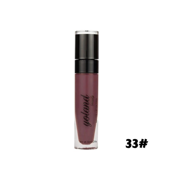 Yolande Beauty Liquid Lipstick, Shade 33, 6ml, Moisturizing