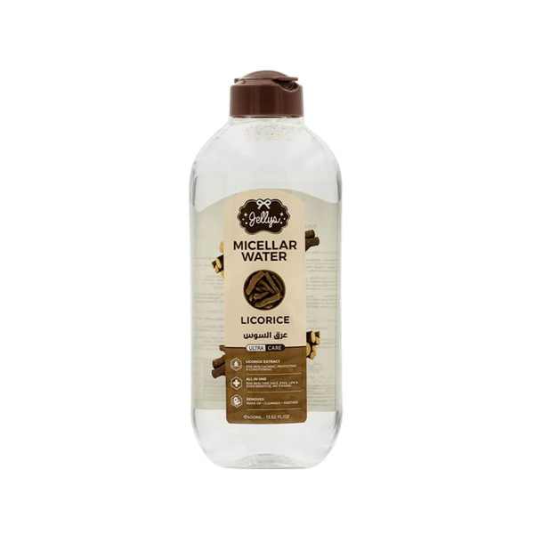 Jellys Micellar Water with Licorice Extract Makeup Remover, 400ml