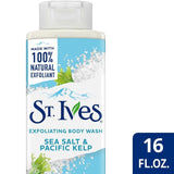 St. Ives Exfoliating Body Wash Sea Salt & Pacific Kelp Cleansing 473ml