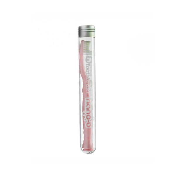Kids Toothbrush Ultra-Soft Bristles Gentle Nano-B Pink