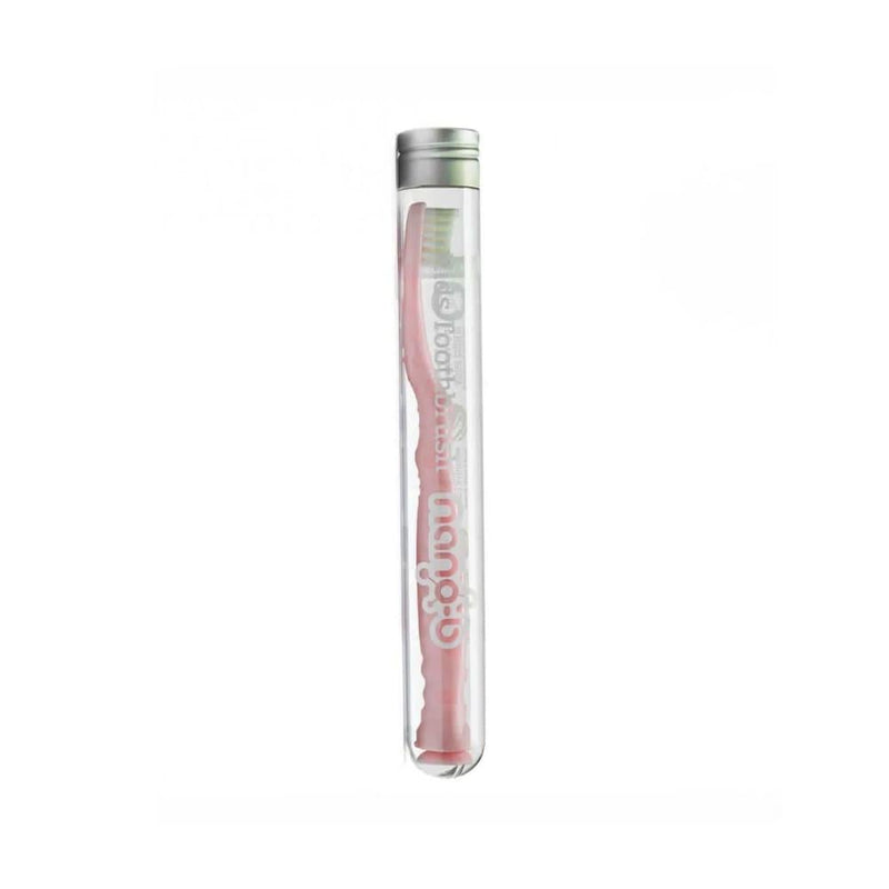 Kids Toothbrush Ultra-Soft Bristles Gentle Nano-B Pink