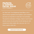 Best Vitamin C Face Mask Brightening Papaya and Turmeric Petal Fresh