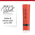 Best Matte Lipstick Velvet Finish Hydrating Bourjois 06 3.5g