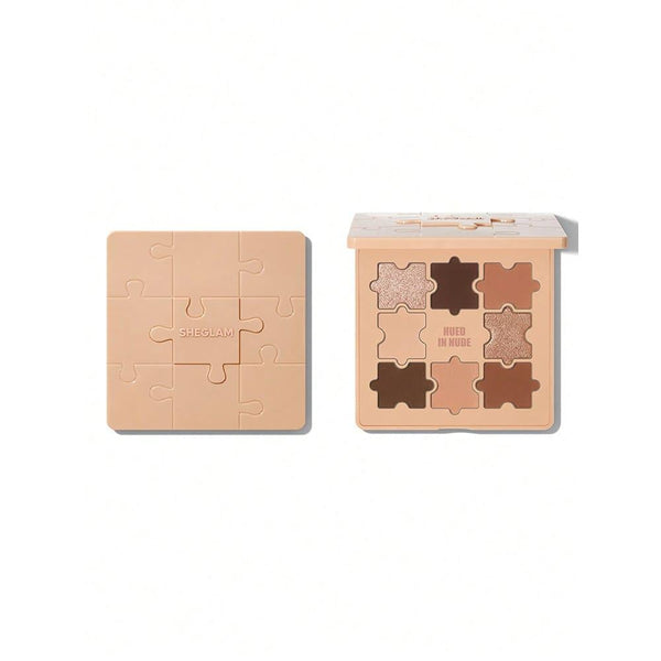 Nude Eyeshadow Palette Jazy Jigsaw Hued In Nude Sheglam 8g