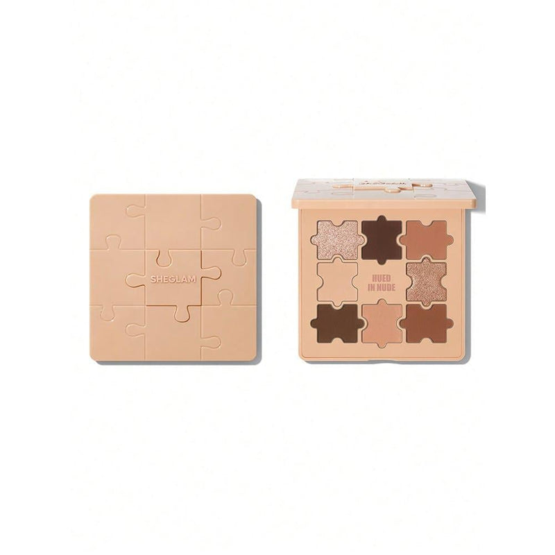 Nude Eyeshadow Palette Jazy Jigsaw Hued In Nude Sheglam 8g