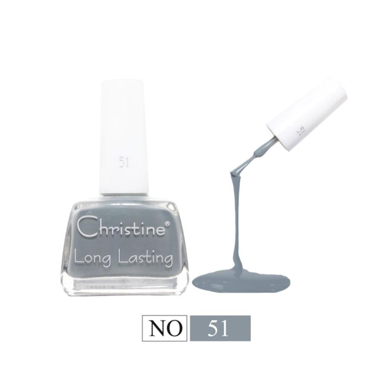 Best Long Lasting Nail Polish UK Glossy Finish Shade 51 Christine 1 Piece