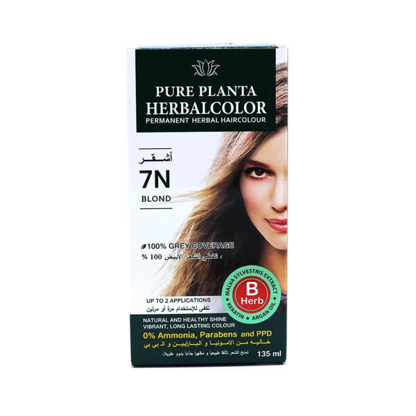 Blonde Hair Dye Ammonia-Free Natural Shade Pure Planta 135ml