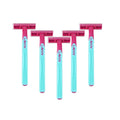 Lavuv Double Blade Razors, 2-Blade Shaving Tool, 5 Count