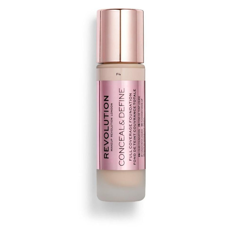 Best Full Coverage Foundation Sensitive Skin Friendly F4 Revolution 23ml