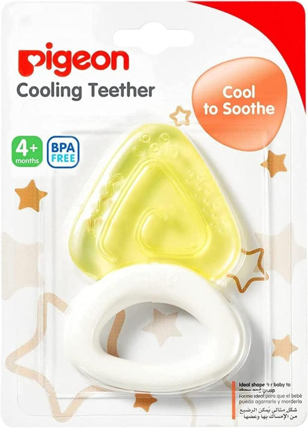 Triangle Cooling Teether Silicone Textured Surface Soothing Pigeon 1Pc