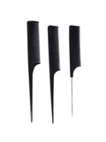 Salon System Comb Set - 3 Pieces for Professional Styling and Finishing