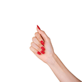 Loca Artificial Nails Natural French Style Red 24 Count 10 Sizes