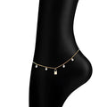 Gold Anklet Celestia Design 21k Gold Plated Fashion Jewellery Navarro
