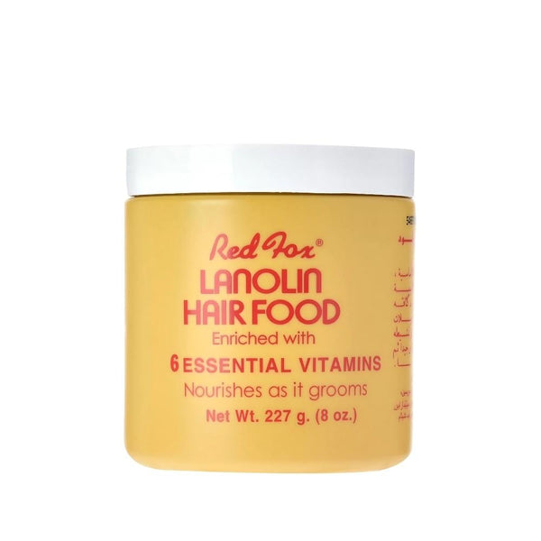 Red Fox Lanolin Hair Food Nourishing Cream for Dry & Damaged Hair, 227g