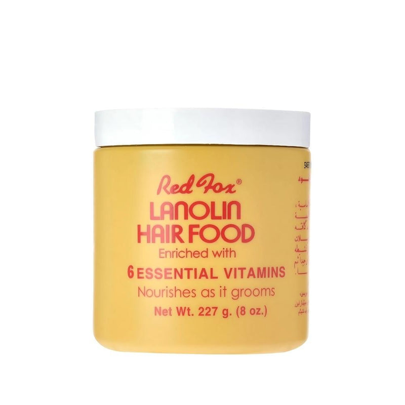 Red Fox Lanolin Hair Food Nourishing Cream for Dry & Damaged Hair, 227g