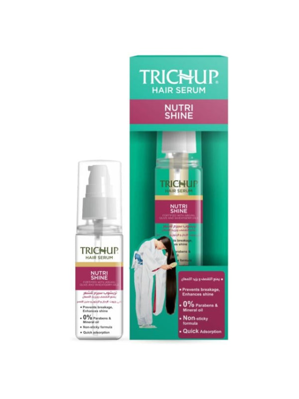 Trichup Hair Serum with Argan Oil, Olive Oil, Wheat Germ Oil - 60 ml