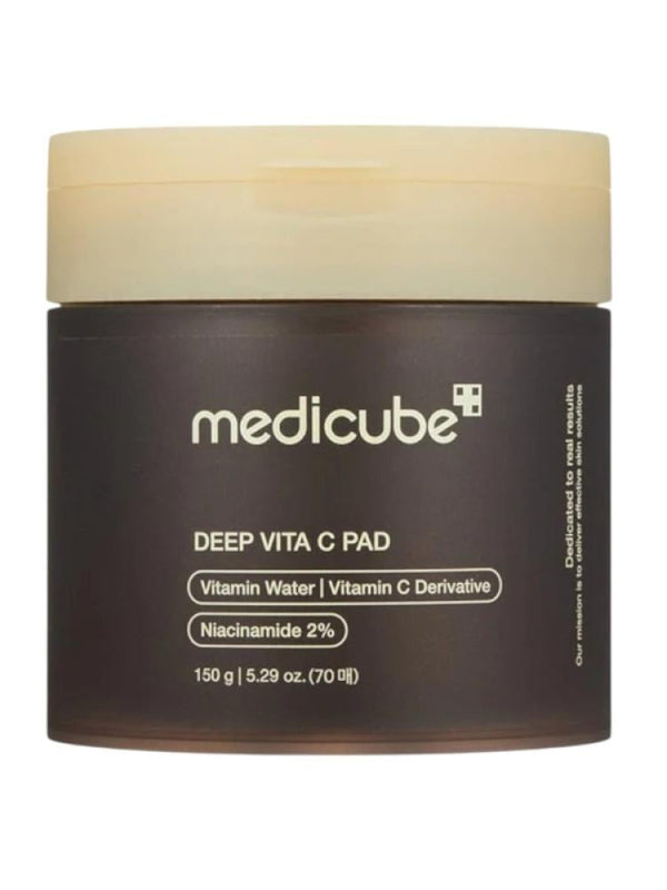 MediCube Deep Vita C Toner Pads - Niacinamide, Vitamin C, 70 Count