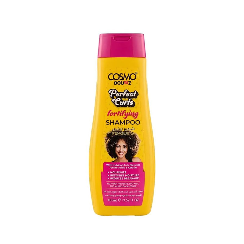 Shampoo for Curly and Weak Hair Strengthening Keratin Cosmo Bounce 400ml