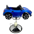 Salon System DM-726 Blue Baby Car Seat for Haircuts with Hydraulic Base