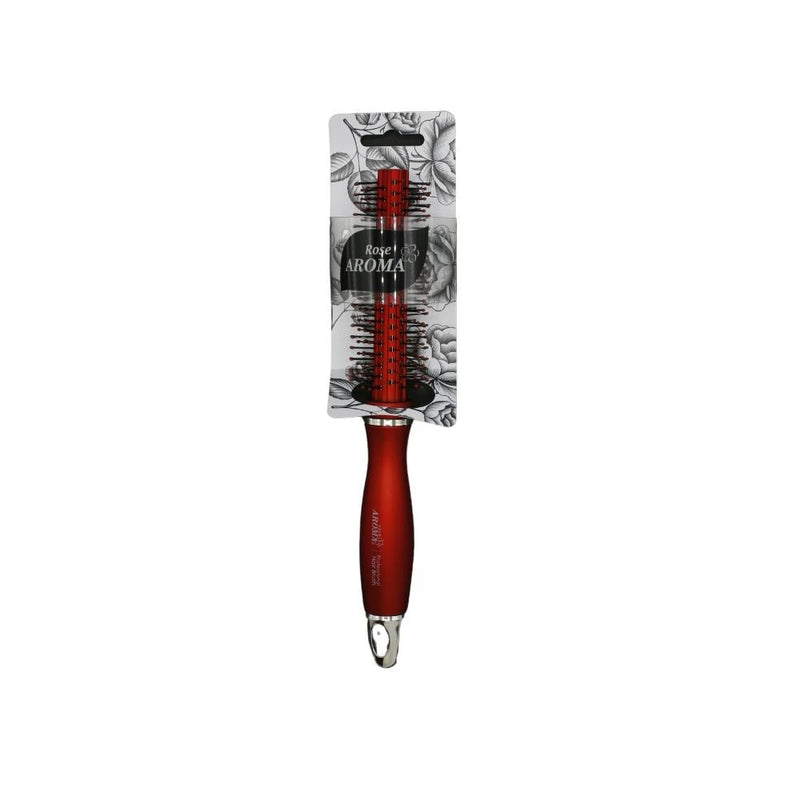 Hair Brush for Detangling Compact Flexible Bristles Rose Aroma 1 Piece