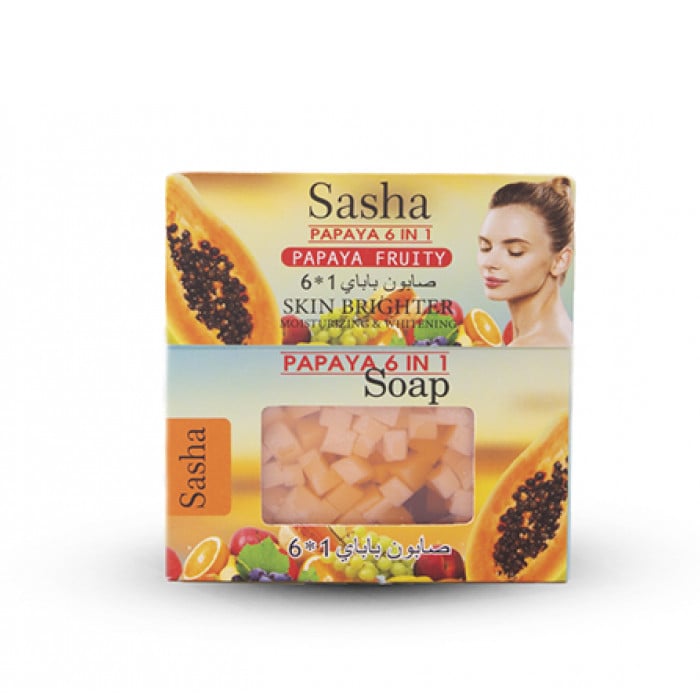 Papaya Soap for Dark Spots Brightening Cleansing Bar Sasha 135g