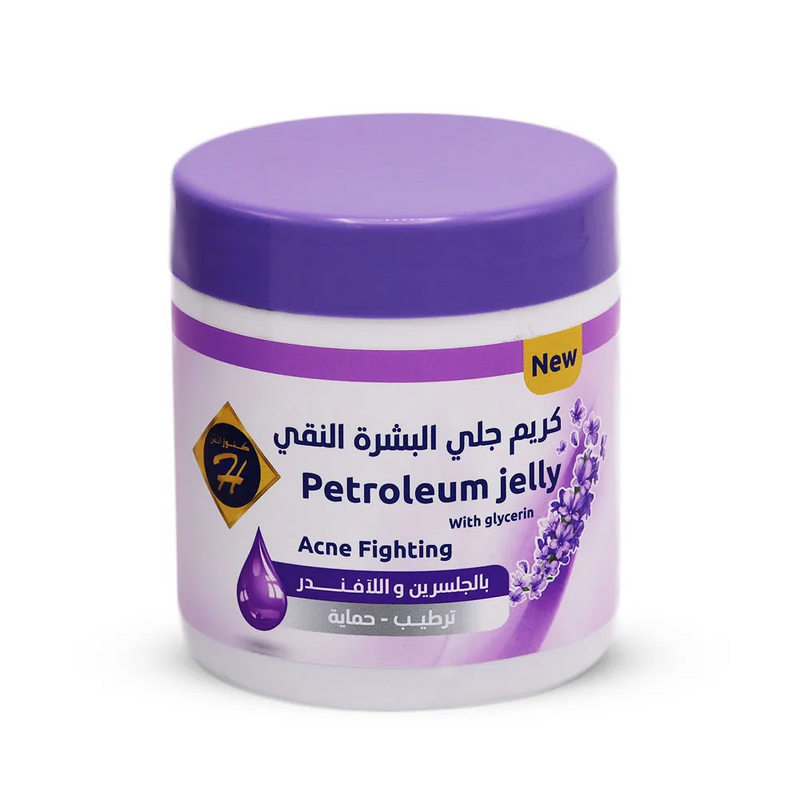 Petroleum Jelly Skin Cream with Glycerin and Lavender Extract Knooz H 500ml