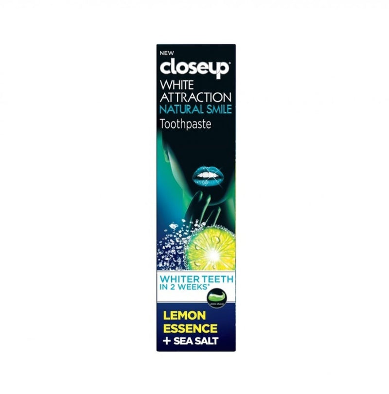 Whitening Toothpaste Lemon Sea Salt Fresh Breath Oral Care Close-Up 75ml
