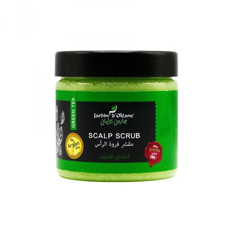 Jardin Olean Green Tea Scalp Scrub for Exfoliation and Cleansing 250g