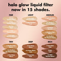 Elf Halo Glow Liquid Face Filter, Hyaluronic Acid, Squalane, 3.5 Medium
