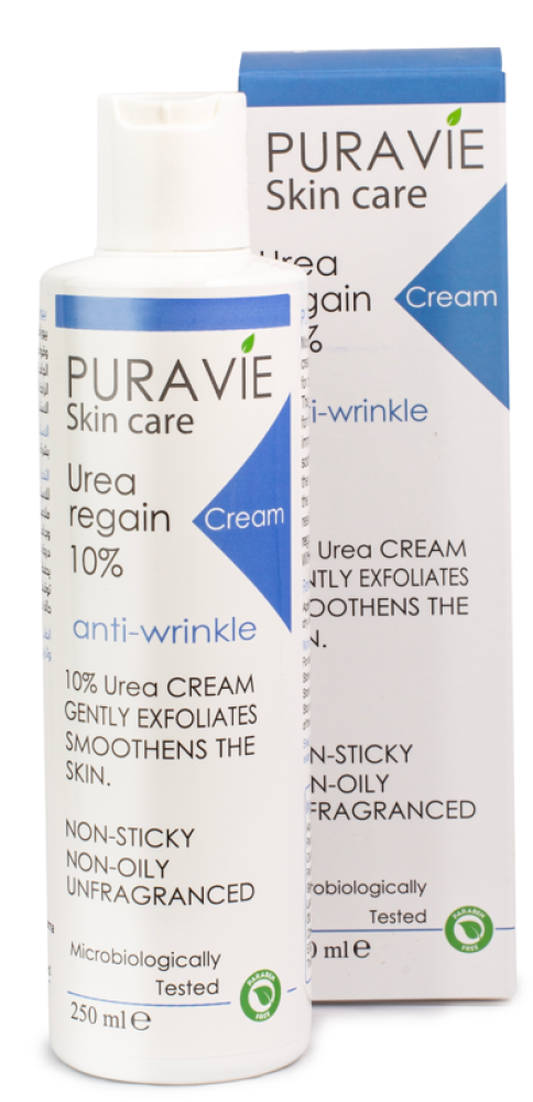 Urea Foot Cream 10% Concentration Intensive Hydration Puravie 250ml